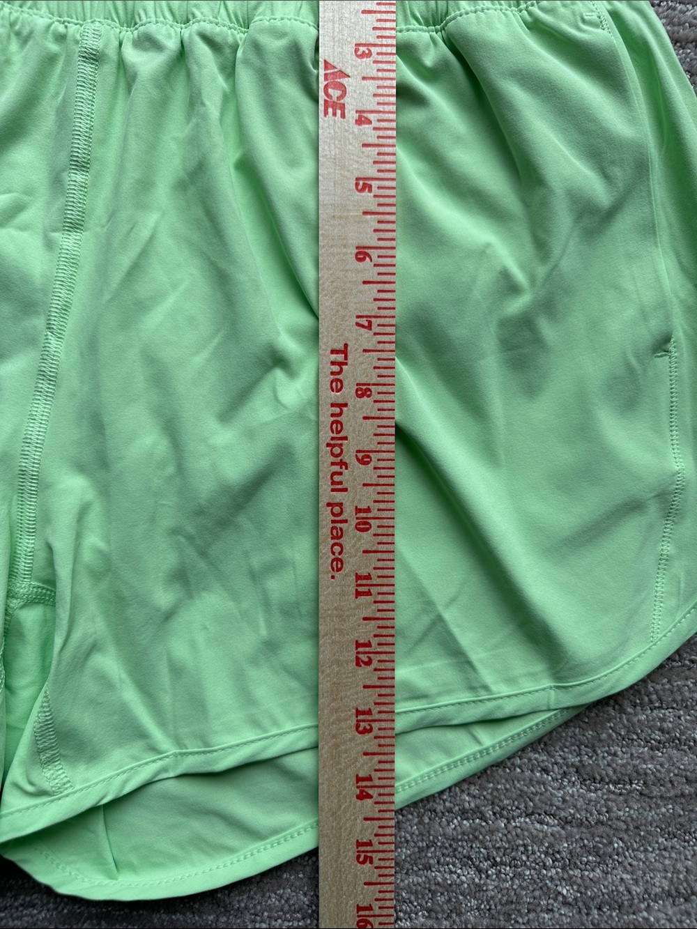 Athletic Women's Shorts - Light Green - Picture 5 of 5
